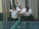 unruly crowd @ ping pong tournament @ St John Vianney College Seminary, Miami, FL