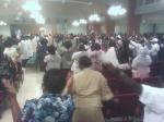 praise & worship with vocation monstrance @ Notre Dame Haitian Mission, Miami, FL